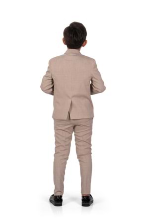 Ekose Desen Spor Erkek Çocuk Ceket, Tişört , Jogger Pantolonlu Takım MNK0549