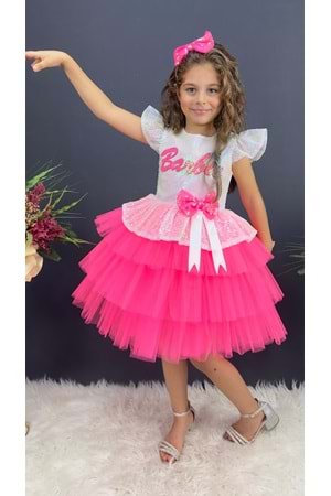 Pul Payet Tütülü Taçlı Parti Elbisesi MNK0555