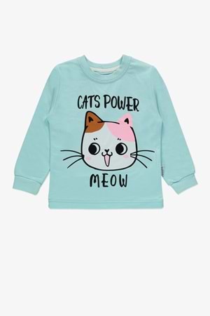 Baskılı İkiiplik Kız Pijama Takım MNK0602