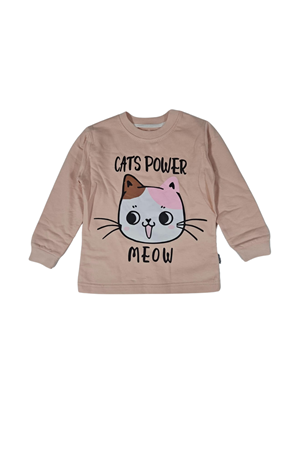 Baskılı İkiiplik Kız Pijama Takım MNK0602