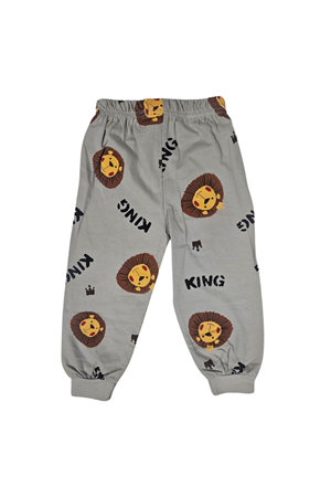 Baskılı İkiiplik Erkek Pijama Takım MNK0603