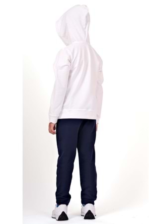 Bisiklet Baskılı Kapşonlu Çocuk Eşofman MNK0615