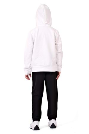 Power Baskılı Kapşonlu Çocuk Eşofman MNK0616