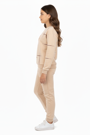 To Be Happy Motif Kız Çocuk Eşofman MNK0624