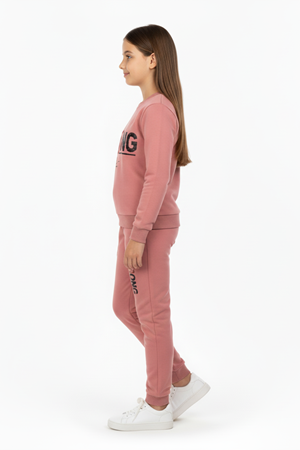 Strong Motif Kız Çocuk Eşofman MNK0625
