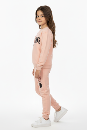 Strong Motif Kız Çocuk Eşofman MNK0625