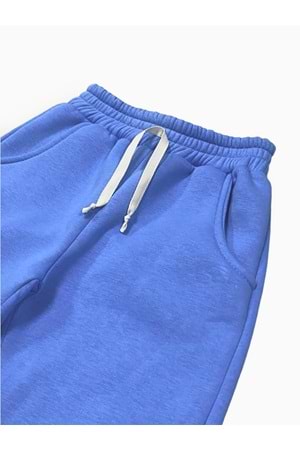 Pamuklu 2'li Set Eşofman Altı - Şardonlu, 3 İplik MNK0629