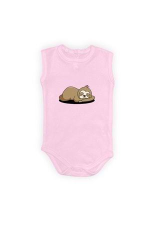 Tembel Baskılı Bebek Body Zıbın Çıtçıtlı Badi