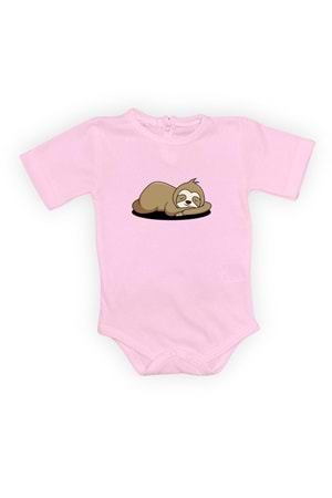 Tembel Baskılı Bebek Body Zıbın Çıtçıtlı Badi