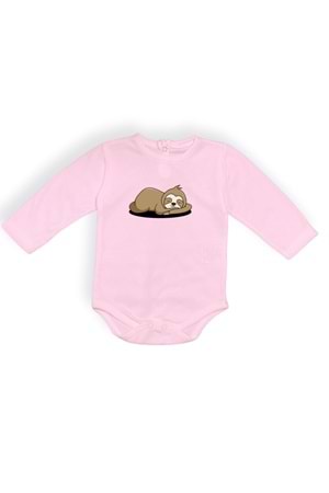 Tembel Baskılı Bebek Body Zıbın Çıtçıtlı Badi