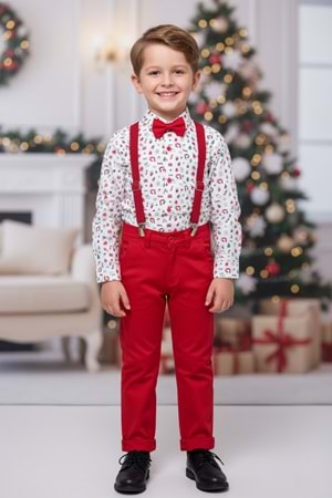 Yılbaşı Temalı Noel Erkek Çocuk Takım MNK0656