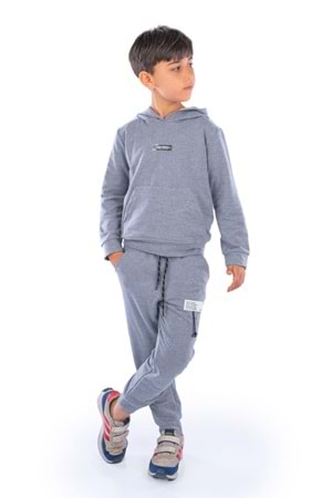 Class Kanguru Cepli Kapüşonlu Çocuk Eşofman MNK10071