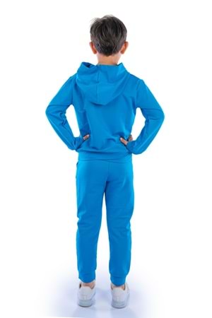 Adventure Nakış Kanguru Cepli Kapüşonlu Çocuk Eşofman MNK10072