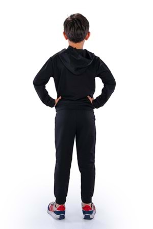 Adventure Nakış Kanguru Cepli Kapüşonlu Çocuk Eşofman MNK10072