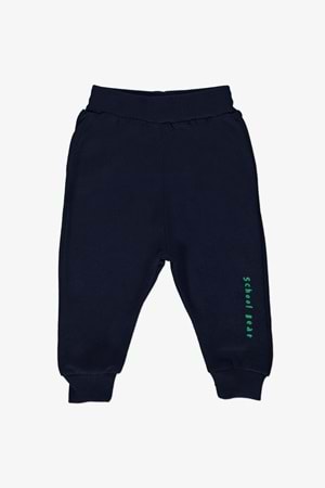 School Bear Cepli Erkek Bebek 2İplik Yelekli Takım MNK14140