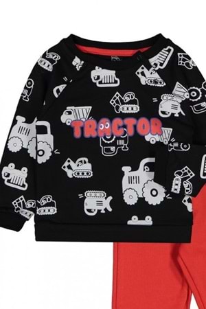 Traktör Desen Erkek Bebek Takım