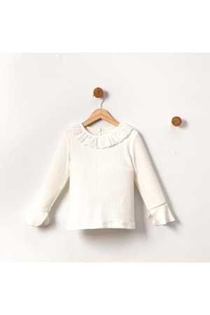 Ekose Desen Kız Çocuk Salopet Etekli Badili Takım MNK2148