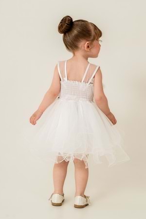 Kız Çocuk Tütülü Vena Elbise MNK285