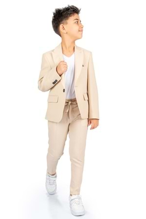 Spor Çocuk Ceket, Tişört , Jogger Pantolonlu Takım MNK5682