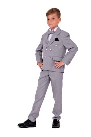 Kruvaze İtalyan Kesim Montero Erkek Çocuk Takım Elbise MNK5689