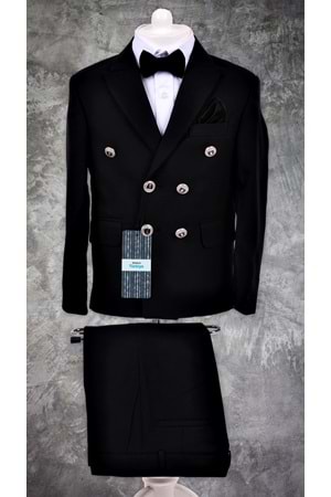 Kruvaze İtalyan Kesim Montero Erkek Çocuk Takım Elbise MNK5689