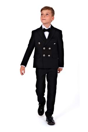 Kruvaze İtalyan Kesim Montero Erkek Çocuk Takım Elbise MNK5689