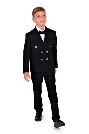 Kruvaze İtalyan Kesim Montero Erkek Çocuk Takım Elbise MNK5689
