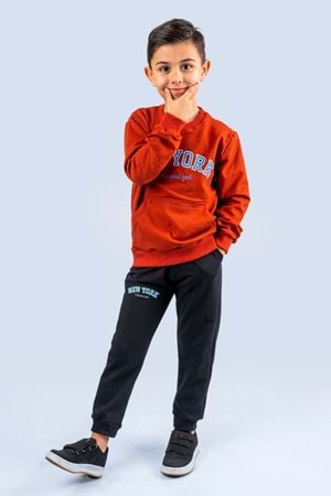 Newyork Baskılı Eşofman Takım MNKDM1001-NY