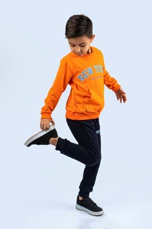 Newyork Baskılı Eşofman Takım MNKDM1001-NY