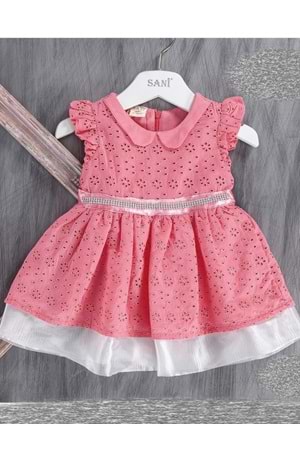 Sani Nakışlı Brode İşlemeli Elbise