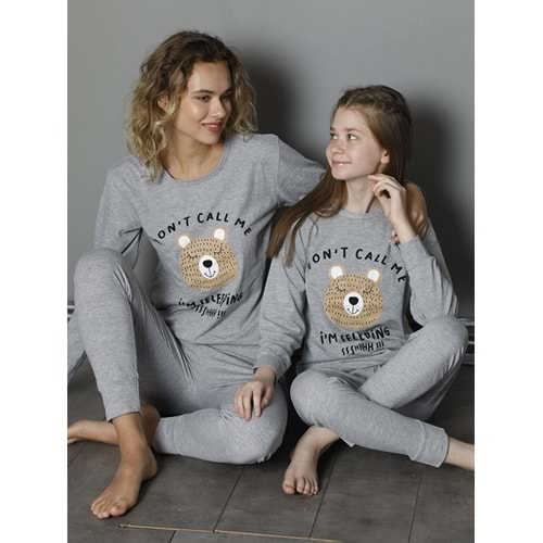 Kız Çocuk Penye Pijama Takım M00680