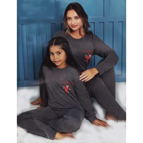 Kız Çocuk Penye Pijama Takım M00680