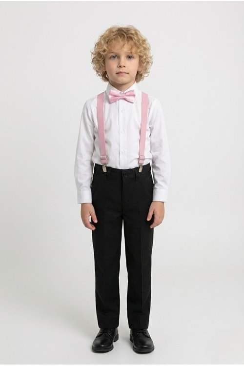 Beyaz Gömlekli Erkek Çocuk Takım M00787