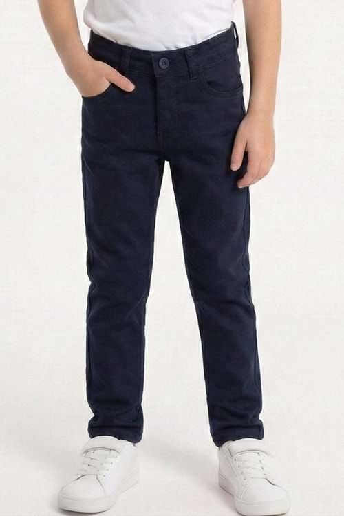 Gabardin Fermuarlı Cepli Erkek Çocuk Pantolon M00790