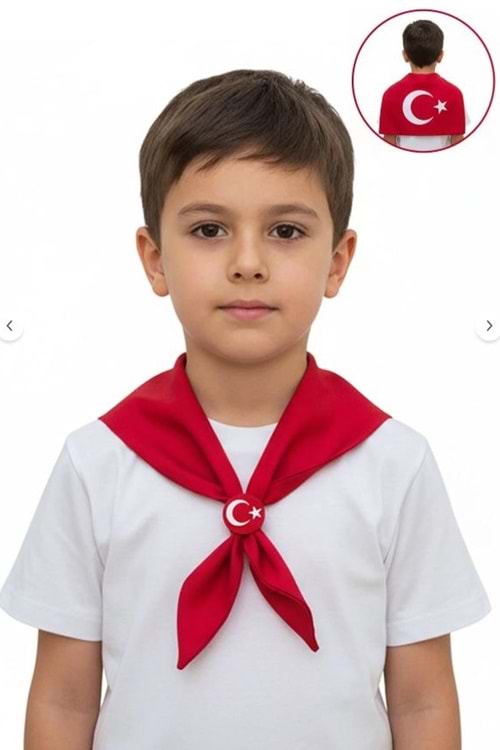 Ay Yıldızlı Çocuk Bayram Fuları M00804