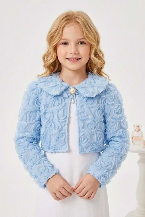 Luvia Lase Detay Kız Çocuk Bolero M00812