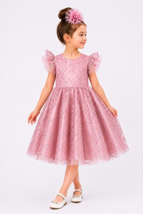 Floare Kız Çocuk Abiye Elbise M00850
