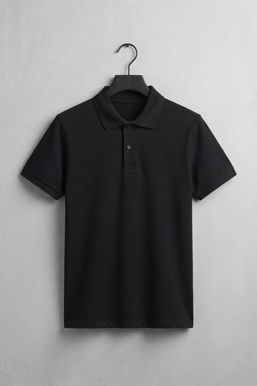 Pamuklu Polo Yaka Kısa Kollu Düz Okul Tişörtü M00865