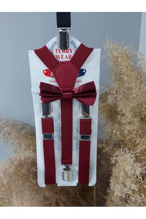 Çocuk Bayramlık Askı Papyon Takım Mnk0326