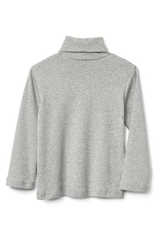 Tam Balıkçı Yaka Boğazlı Penye Kız Çocuk Okul T-Shirt MNK0385