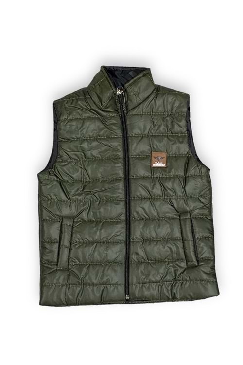 Erkek Çocuk Flato Cepli İçi Elyaflı Şişme Yelek MNK0409