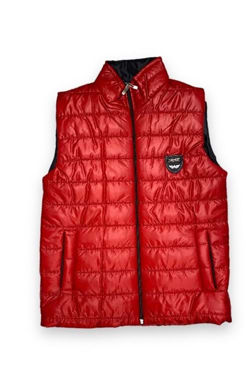 Erkek Çocuk Flato Cepli İçi Elyaflı Şişme Yelek MNK0409