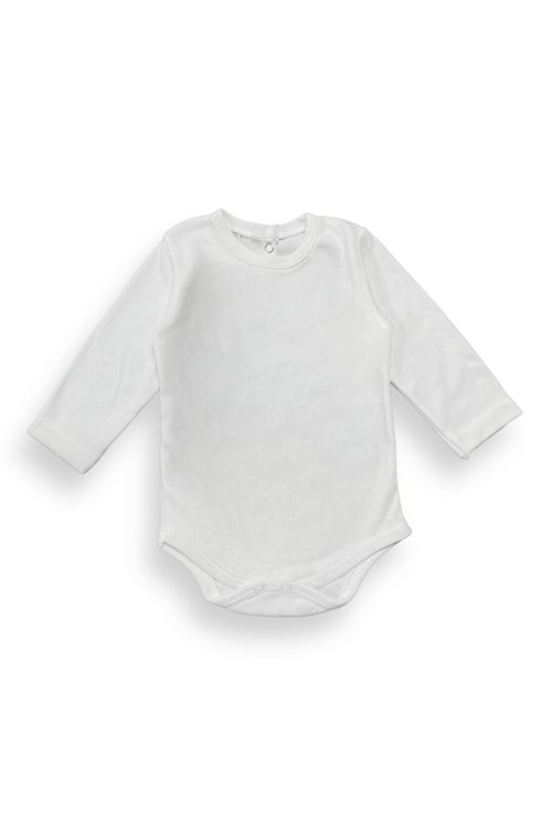 Bebek Çıtçıtlı Uzun Kol Zıbın Badi MNK0456