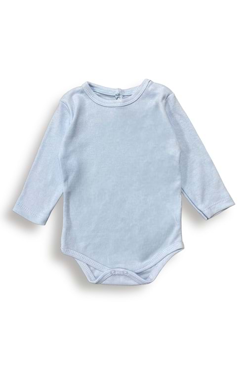 Bebek Çıtçıtlı Uzun Kol Zıbın Badi MNK0456