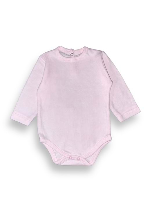 Bebek Çıtçıtlı Uzun Kol Zıbın Badi MNK0456