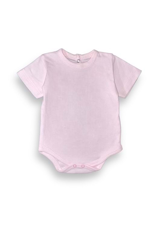 Bebek Çıtçıtlı Kısa Kol Zıbın Badi MNK0457