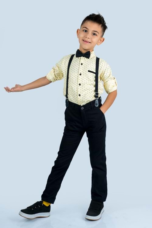 Baskılı Oxford Erkek Çocuk Takım MNK0479