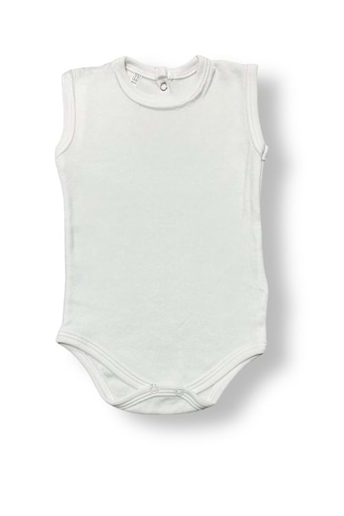 Bebek Çıtçıtlı Kolsuz Zıbın Badi MNK0527