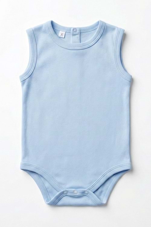 Bebek Çıtçıtlı Kolsuz Zıbın Badi MNK0527