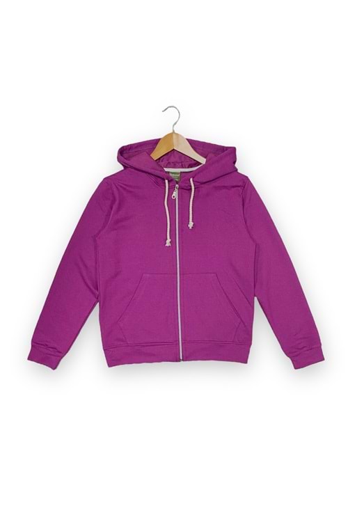 Çocuk İkiiplik Mevsimlik Fermuarlı Kapüşonlu Sweatshirt MNK0540